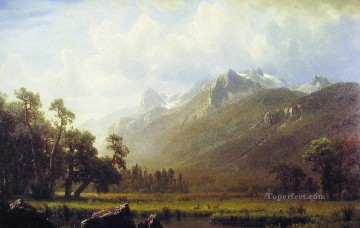 タホ湖近くのシエラネバダ アルバート・ビアシュタット Oil Paintings